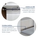Ver imagem 6 de Guarda Roupa Casal Premium Itália 205,9cm 3 Portas 4 Gavetas Yescasa Marrom/Freijó