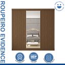 Ver imagem 3 de Guarda Roupa Casal Premium Evidence 205,9cm com Espelho 3 Portas 4 Gavetas Espresso Móveis      