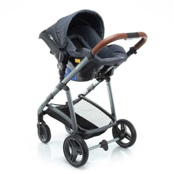 Travel System Epic Lite Trio Alumínio Multi Pos. Com Função Moisés Grey Vintage - 14