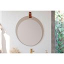 Ver imagem 1 de Espelheira de Banheiro Lua Parede Oval 60x60cm Capuccino - Mgm