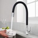 Ver imagem 2 de Torneira para Cozinha de Mesa Bica Flexível Gourmet Preta