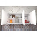 Ver imagem 3 de Armario Aério Branco 3 Portas 120 Cm