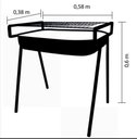 Ver imagem 4 de Churrasqueira Inox Desmontável Grilazer 59x38cm