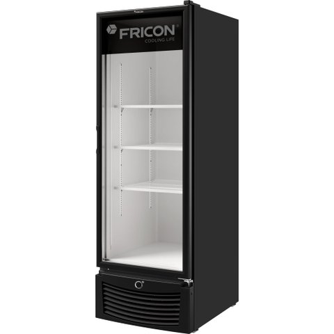 Freezer Vertical 569l Vcet 569 V Porta de Vidro Preto Fricon 220v