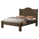 Ver imagem 1 de Cama Casal Mdf 205x146 Cm Thalia Castanho Decmade
