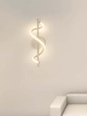 Ver imagem 1 de Arandela Moderna Espiral Branca 40cm Led 14W 3200K Bivolt PARIS LUZ