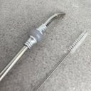 Ver imagem 6 de Bomba de Chimarrão Inox 23cm Anel Pérola Bojo Mil Furos Removível Erva Mate