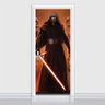 Adesivo De Porta Star Wars Kylo Ren Espada Laser Vermelho - 0,70x2,10 - 1