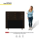 Ver imagem 4 de Cabeceira Cama Box Casal King Size Roma 195cm Suede Marrom - Abmaza