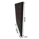 Ver imagem 3 de Cabeceira Cama Box Casal King Size Roma 195cm Suede Marrom - Abmaza