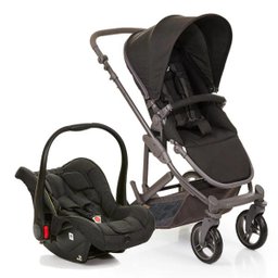Carrinho Travel System ABC Design COMO4 com Moisés - Woven Black - 1