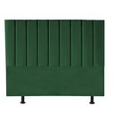 Ver imagem 2 de Cabeceira Estofada Carla 195cm King Size Para Cama Box Quarto Suede Verde - Gat Magazine