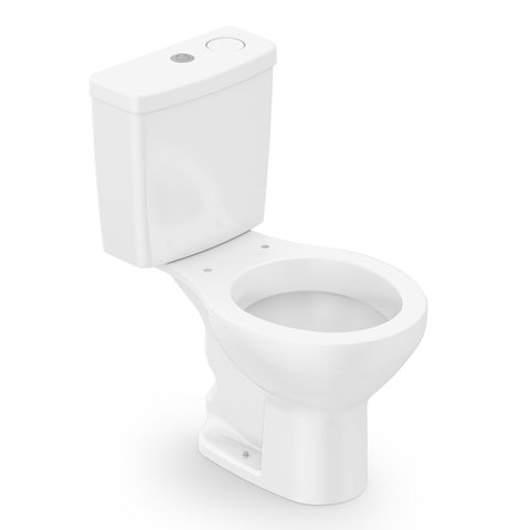 Bacia com Caixa Acoplada Ecoflush 3/6 Lts Smart Clean Azálea Branco Celite