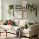 Ver imagem 1 de Prateleira Suspensa Mão Francesa Côncavo 30x60cm