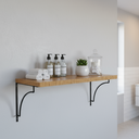 Ver imagem 4 de Prateleira Suspensa Mão Francesa Côncavo 30x60cm