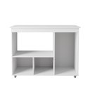 Ver imagem 3 de Balcão Multiuso Liza 114m 3 Portas com Nicho para Forno/microondas - Branco Móblis