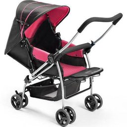 Carrinho De Bebê Berço Flip Rosa Multikids Baby - 2