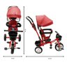 TRICICLO FERRO 3 EM 1 VIRA BICICLETA CARRINHO bebê TETO VERMELHO - MC4826VM - 3