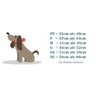 Coleira Cachorro Fit Medio Grande Porte Segura Reforçada Amarelo GG - 5