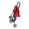 CARRINHO DE BEBÊ GUARDA CHUVA PASSEIO VERMELHO MC48884 - 4