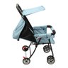 CARRINHO DE BEBÊ GUARDA CHUVA PASSEIO AZUL CLARO MC48889 - 5