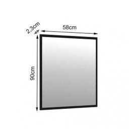 Espelheira para Banheiro Urban Pietra 60cm Móveis Bosi - 2