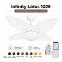 Ver imagem 1 de Ventilador Infinity Lótus 1025 4 Pás Brancas com Controle