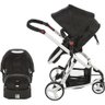 Carrinho de Bebê Travel System Mobi Safety 1st Preto e Branco - 9