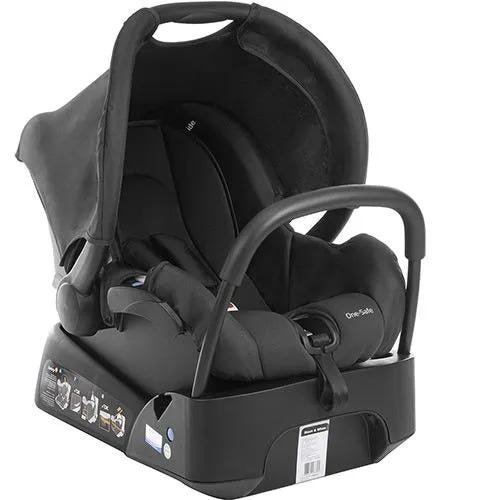 Carrinho de Bebê Travel System Mobi Safety 1st Preto e Branco - 2