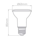 Ver imagem 3 de Lâmpada Led Par20 Eco 5,5w 4000k 550lm Ip20 25º-stella