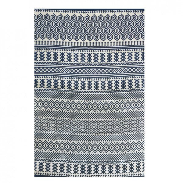 Tapete Retangular Mersin Geométrico Niazitex 40cmx60cm - 1