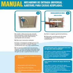 Reparo Caixa Acoplada Mecanismo Entrad Boia Universal Padova - 4 Reparo Caixa Acoplada Mecanismo Entrad Boia Universal Padova - 4