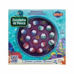 Jogo de Pescaria Infantil - Escolinha da Pesca - Divertida - Toyng - 1 Jogo de Pescaria Infantil - Escolinha da Pesca - Divertida - Toyng - 1