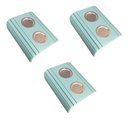 Ver imagem 1 de Kit 03 Esteira Decorativa Laqueada Sofá Alumínio Azul Bebe