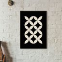 Ver imagem 2 de Quadro Bauhaus Abstrato Preto e Bege 33x24cm:madeira Preta