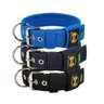 Kit 3 Coleiras Para Cachorros Médio Grande Porte Conforto Preto PP - 1