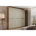 Ver imagem 1 de Guarda Roupa 6 Portas Belmont Cedro/Salvia - Carraro