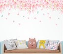 Ver imagem 2 de Adesivo de Parede Infantil Florais Boho Rosa