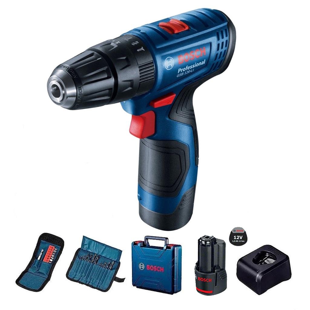 Parafusadeira e Furadeira de Impacto a Bateria 12V GSB 120-L ...