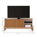 Ver imagem 2 de Rack para Sala de Estar 55 Pol Ripado 2 P Nature Off White Freijó