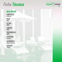 Ver imagem 5 de Mesa para Área Externa Ripada Redonda de Alumínio Pintado