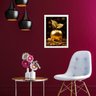 Quadro Arquétipo Maçã Dourada 24x18cm - com Vidro:madeira Branca - 2