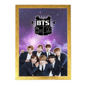 quadro poster com moldura kpop bts Bangtan Boys DRD8144