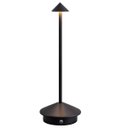Ver imagem 1 de Luminaria de Mesa Led Abajur 3 Tons Controle de Intensidade Usb Bateria Recarregavel Touch Estudo Ho