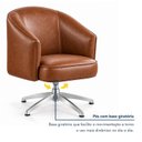 Ver imagem 6 de Kit 2 Poltronas Giratórias Corino Base Alumínio Juliana