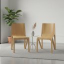 Ver imagem 1 de Conjunto 2 Cadeiras Minimalistas Empilhaveis Vermont Fratini