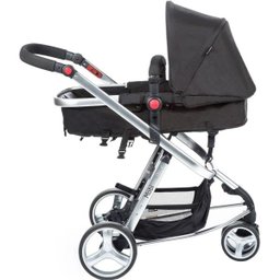 Carrinho de Bebê Travel System Mobi Preto Estrutura Prata - Safety 1 St - 2