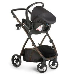 Carrinho de Bebê Maly Black Copper + Bebê Conforto Cocoon + Base - Dzieco - 4