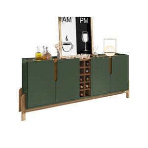 Buffet Lizz com Adega 190cm Verde Oliva Cedro Casa D