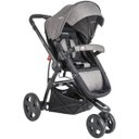 Ver imagem 2 de Carrinho Travel System Compass III Mescla Grafite + Bebê Conforto Casulo + Base - Kiddo